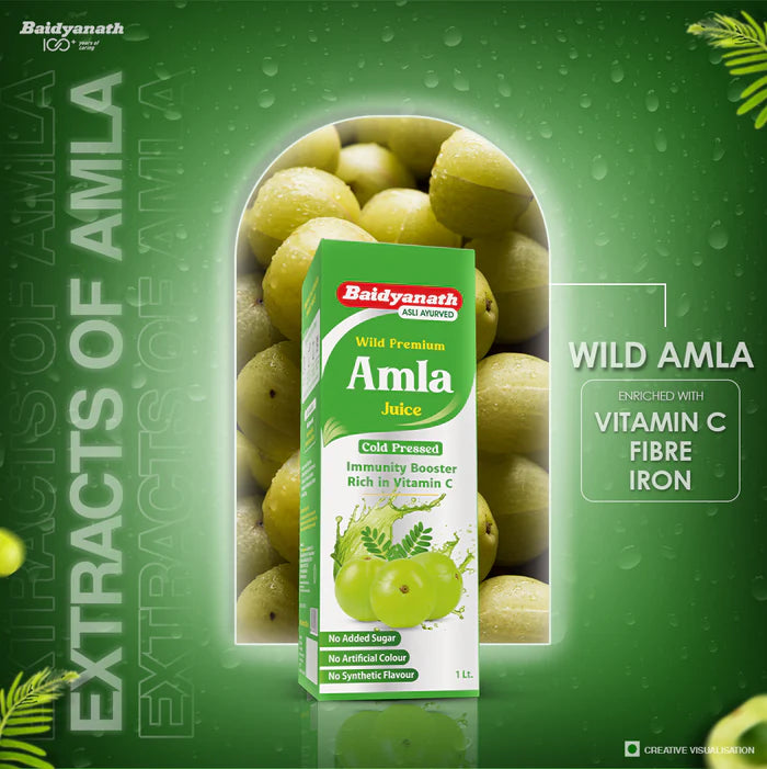 Baidyanath Amla Juice & Sugar Chyawan Vit (1kg) Combo For Double Strength & Immunity