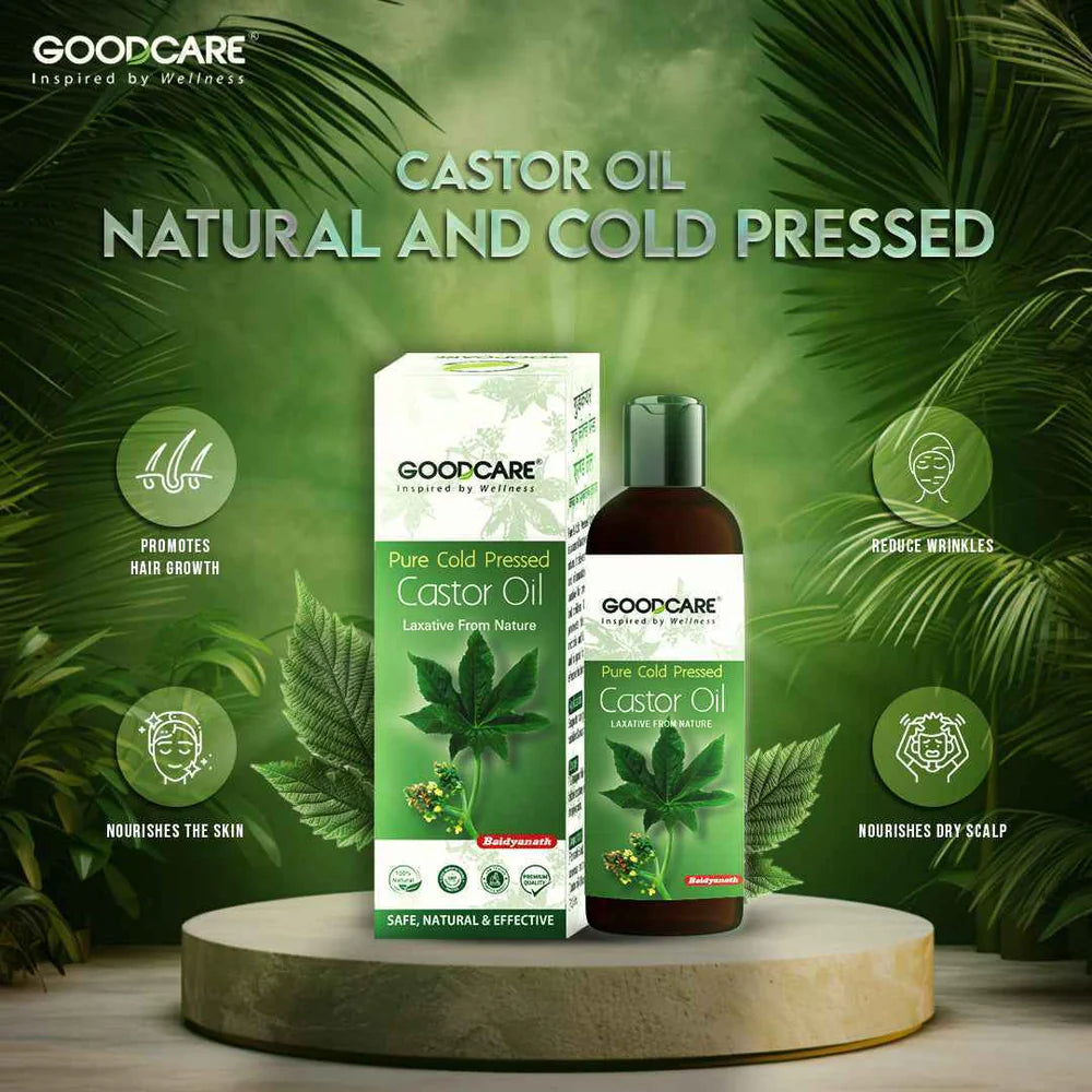 Goodcare Power Of Castor Oil & Isabgol(100 gm) Combo for Digestive Health