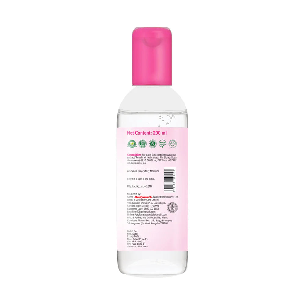 Baidyanath Gulabi Rose Water - 200ml
