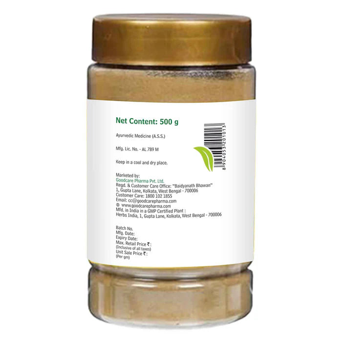 Goodcare Triphala Churna – Ayurvedic Laxative & Detox for Healthy Digestion - 500 Gm