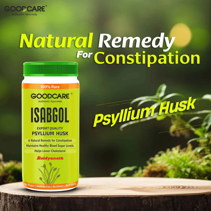 Goodcare Isabgol Psyllium Husk (100gm Each) | Ayurvedic Fiber for Constipation & Digestive Health