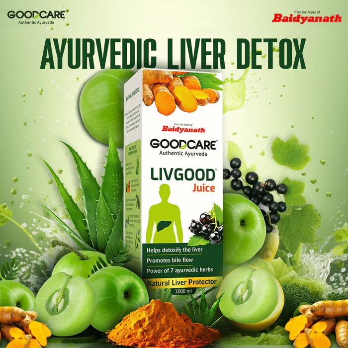 Goodcare Livgood Juice | Ayurvedic Detox for Liver & Digestion - 1 Liter