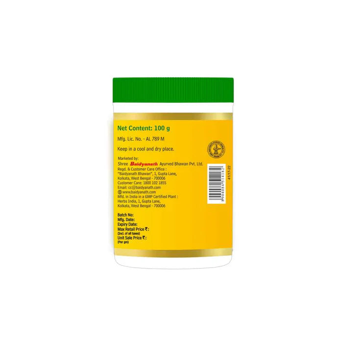 Baidyanath Arjunchall Churna | Ayurvedic Powder for Heart & Blood Pressure Churna - 100gm