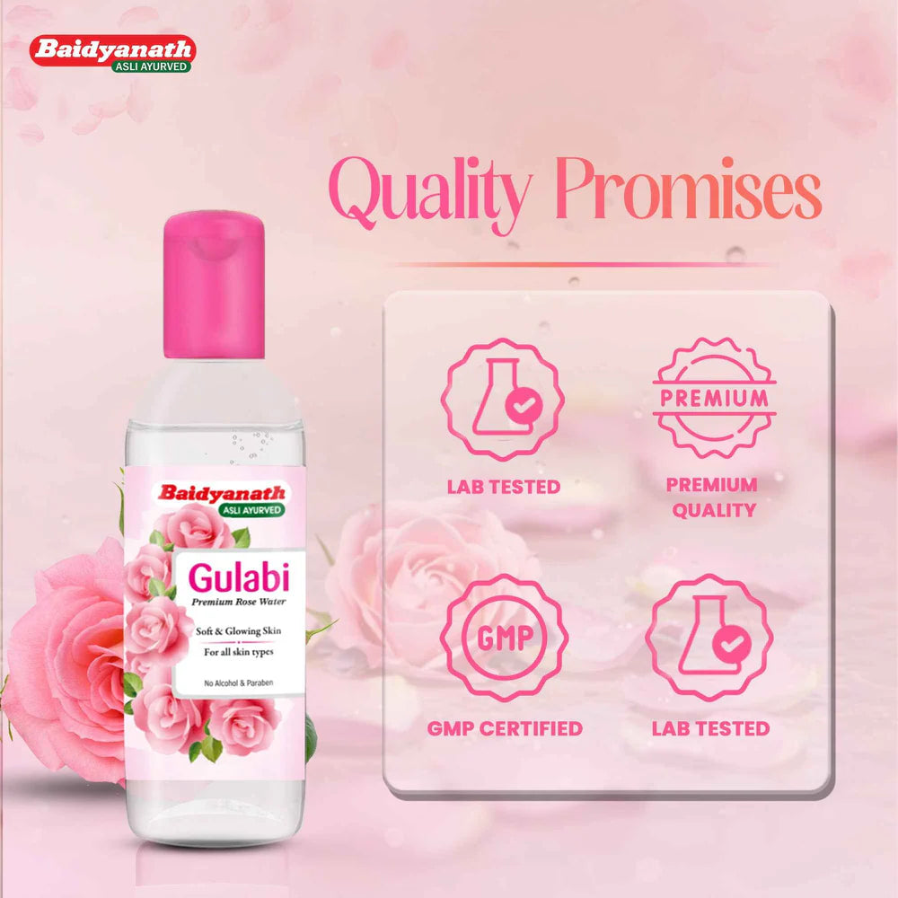 Baidyanath Gulabi Rose Water - 200ml
