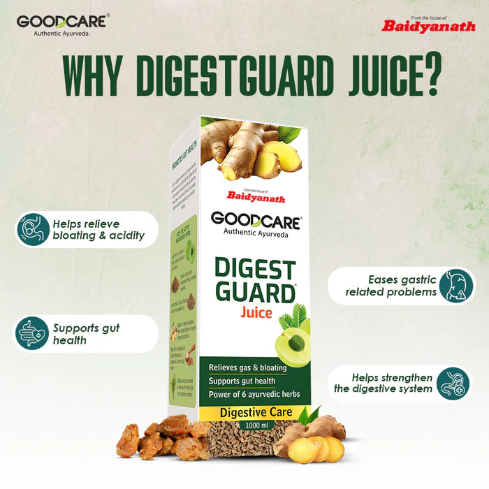Goodcare Gut Health Combo Of Digest Guard Juice & Isabgol(100 gm)