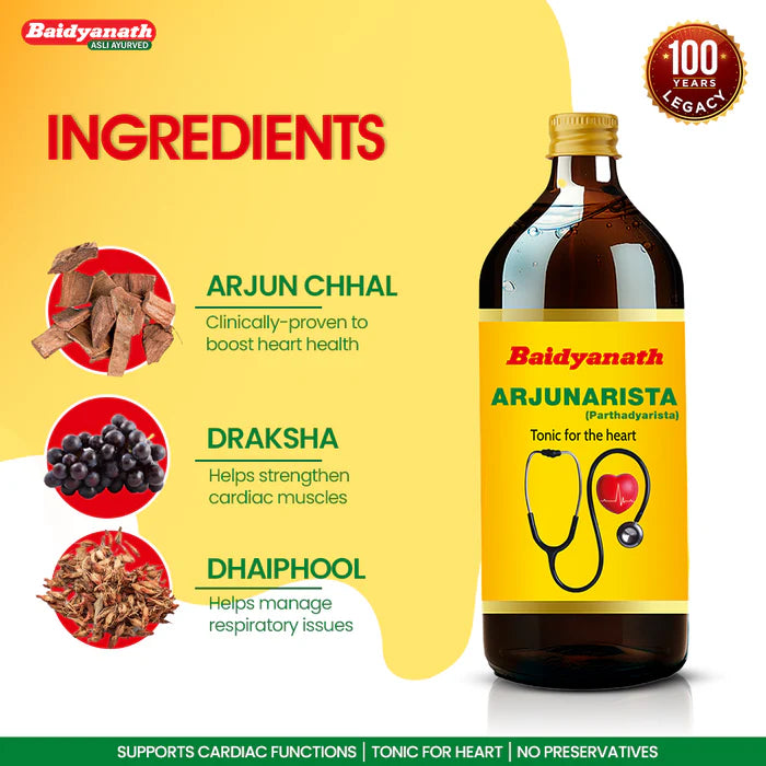 Baidyanath Arjunarishta - 450ml