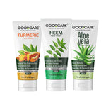 Goodcare Ayurvedic Glow Face wash Trio Pack(Aloevera, Neem & Turmeric Facewash)