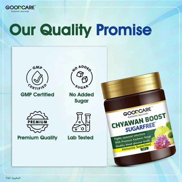 Goodcare Chyawan Boost | Ayurvedic Immunity with 24 Herbs Sugar Free - 500gm
