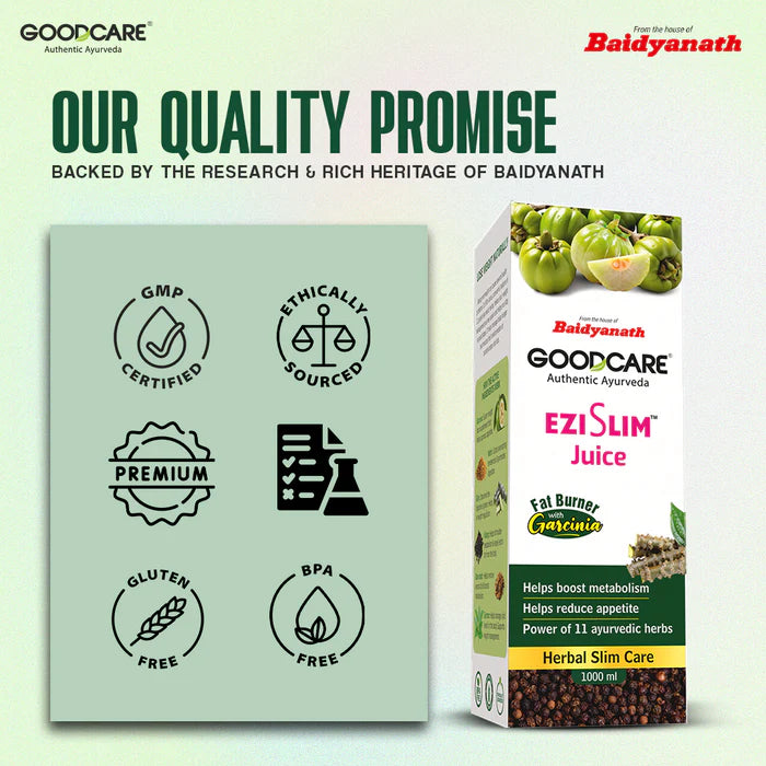 Goodcare Ezi Slim Juice | Ayurvedic Fat Burner for Metabolism & Digestion