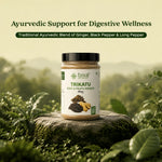 Bixa Botanical Trikatu Powder (Ginger + Kalimiri + Pippali) | Pure Ayurvedic Digestive Fire (Agni) Enhancer & Bioavailability Booster (200g)