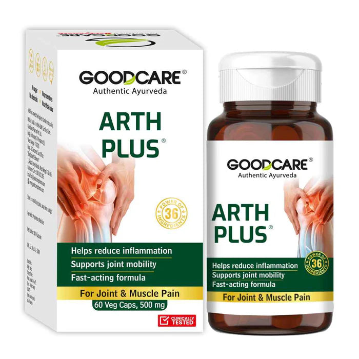 Goodcare Arth Plus Capsules – Fast-Acting Relief for Joint & Muscle Pain - 60 Capsules