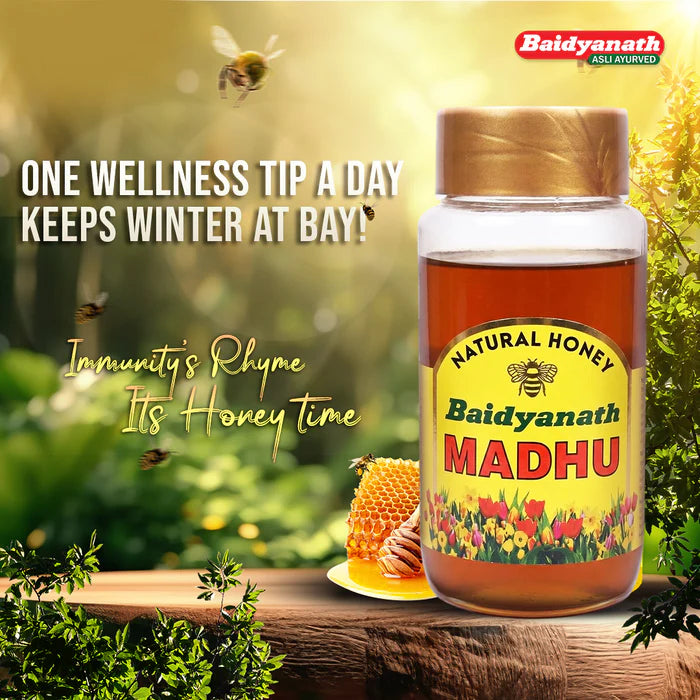 Baidyanath Madhu Natural Honey - 1kg – Raw, Natural Honey with No Added Sugar