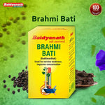 Baidyanath Brahmi Bati (Buddhivardhak) - 30 Tab | Supports Memory, Focus & Stress Relief