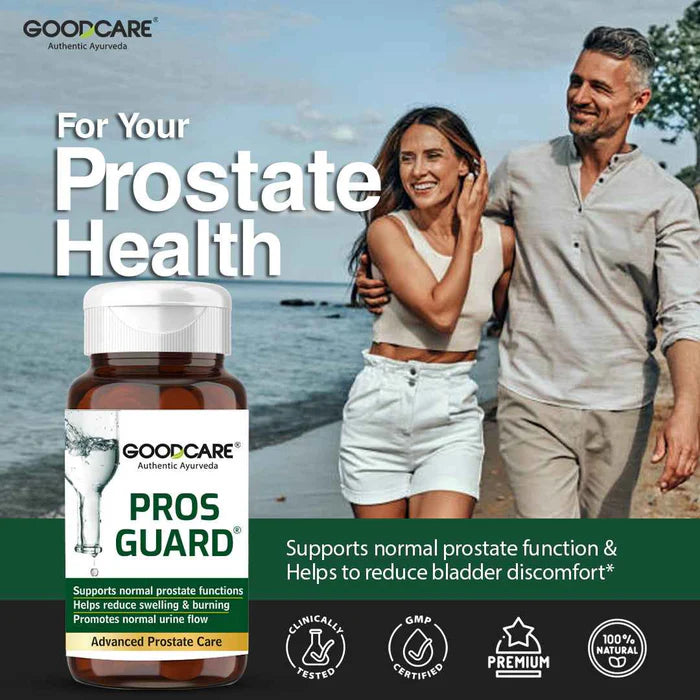 Goodcare Prosguard Capsules 11 active Ayurvedic Ingredients For Healthy Prostate Health - 60 Capsules