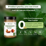 Bixa Botanical Pomegranate Peel Powder (Punica Granatum) | Pure Anar Chilka Powder for Gut Health, Antioxidant Defense & Skin Rejuvenation (200g)