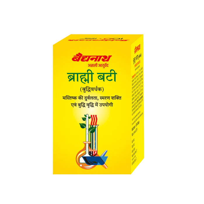 Baidyanath Brahmi Bati (Buddhivardhak) - 30 Tab | Supports Memory, Focus & Stress Relief