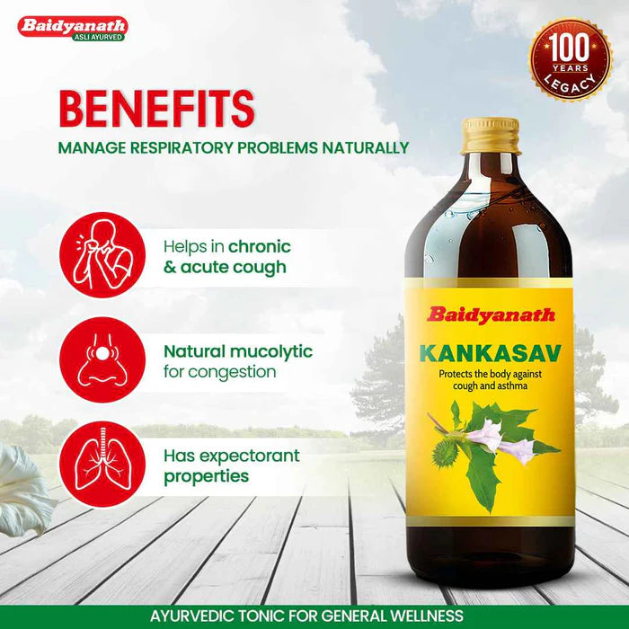 Baidyanath Kankasav Tonic | For Cough & Asthma -  450ml