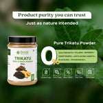Bixa Botanical Trikatu Powder (Ginger + Kalimiri + Pippali) | Pure Ayurvedic Digestive Fire (Agni) Enhancer & Bioavailability Booster (200g)