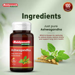 Baidyanath Asli Ayurved Ashwagandha Tablet (60 Each) For Everyday Stress and Fatigue