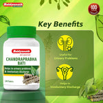 Baidyanath Chandraprabha Bati Tablet – Ayurvedic Support for Urinary Health & Healthy Urine Flow (51 Herb Formula) - 100 Tablets