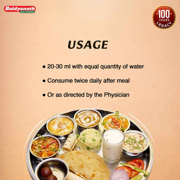 Baidyanath Drakshasava Special | Ayurvedic Tonic for Digestion, Acidity & Fatigue - 300 ml liquid
