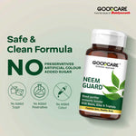 Goodcare Neem Guard Body Capsule | For Acne, Skin Health & Immunity Boost - 60 Capsules