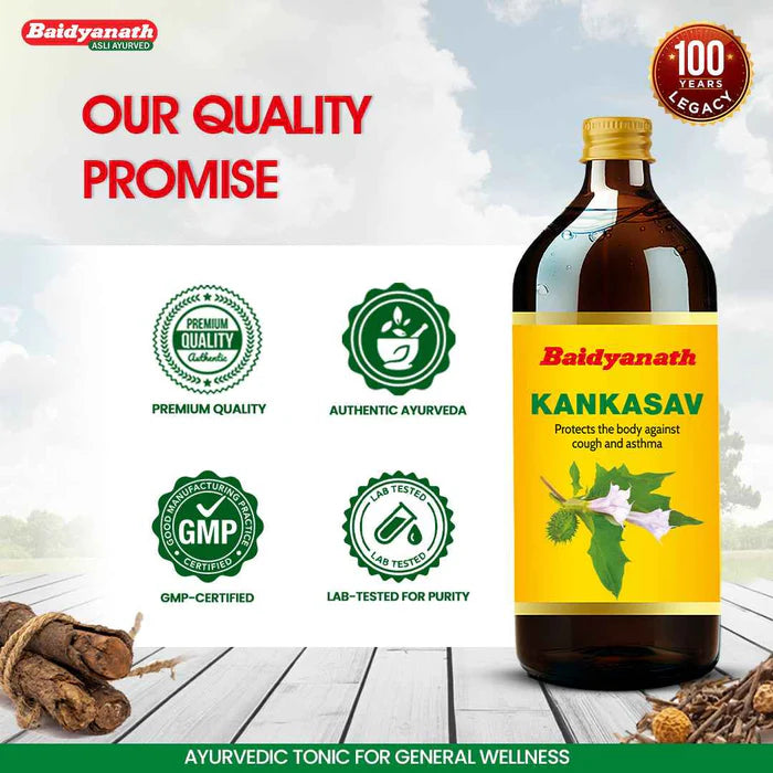 Baidyanath Kankasav Tonic | For Cough & Asthma -  450ml