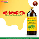 Baidyanath Abhayarishta | Ayurvedic Digestive Tonic | Relieves Constipation & Supports Healthy Bowel Movement - 450ml