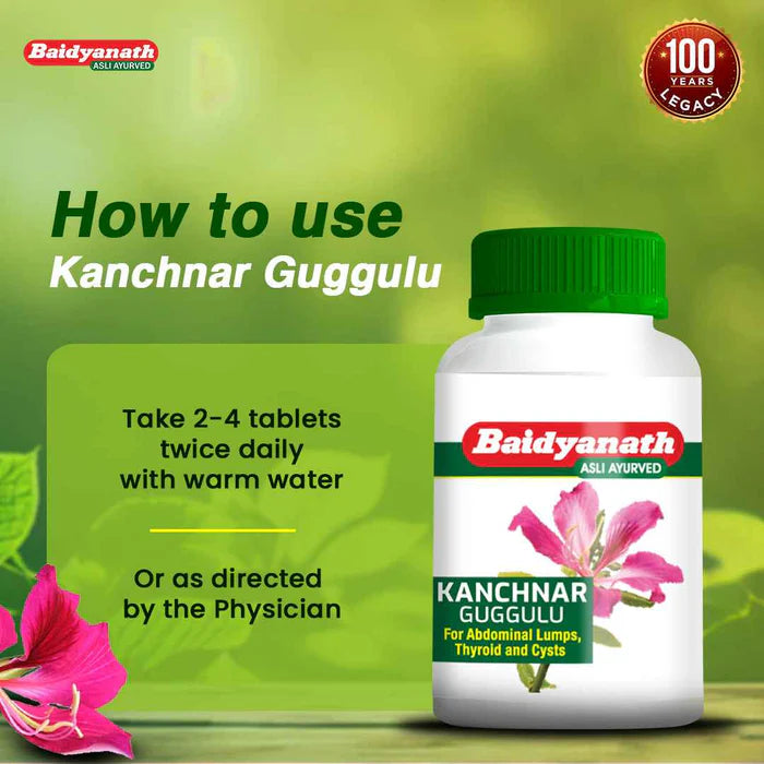 Baidyanath Kanchnar Guggulu Tablet - 80 Tablets