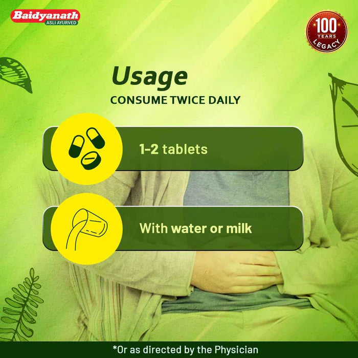 Baidyanath Chandraprabha Bati Tablet – Ayurvedic Support for Urinary Health & Healthy Urine Flow (51 Herb Formula) - 100 Tablets