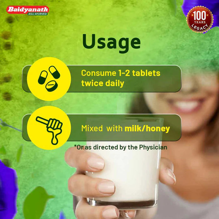 Baidyanath Brahmi Bati (Buddhivardhak) - 30 Tab | Supports Memory, Focus & Stress Relief