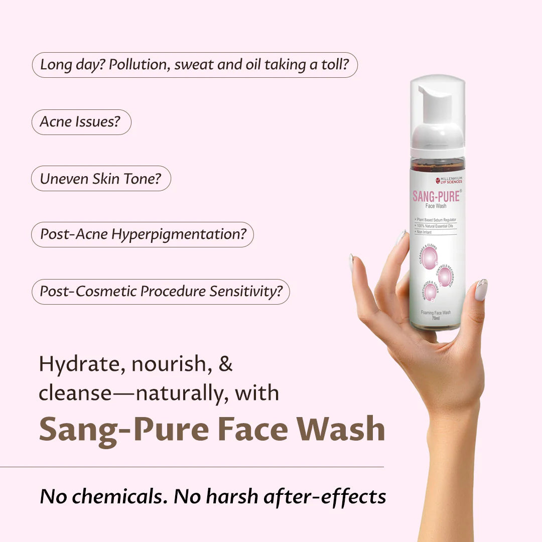 Millennium Herbal Care Sang-Pure Anti-Acne Face Wash (70ml Each)