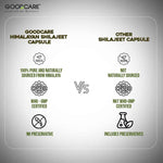 GoodCare Himalayan Shilajeet Capsules - Ayurvedic Stamina, Strength & Energy Boost - 60 Capsules