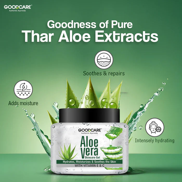 Goodcare Aloe vera Gel & Face wash Combo For Ultimate Hydration