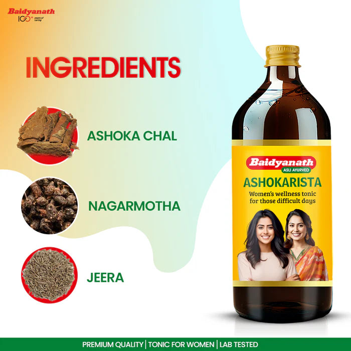 Baidyanath Ashokarista | Ayurvedic Tonic for Women's Hormonal & Reproductive Health - 450ml