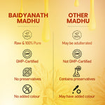 Baidyanath Madhu Natural Honey - 500gm – Raw, Natural Honey with No Added Sugar
