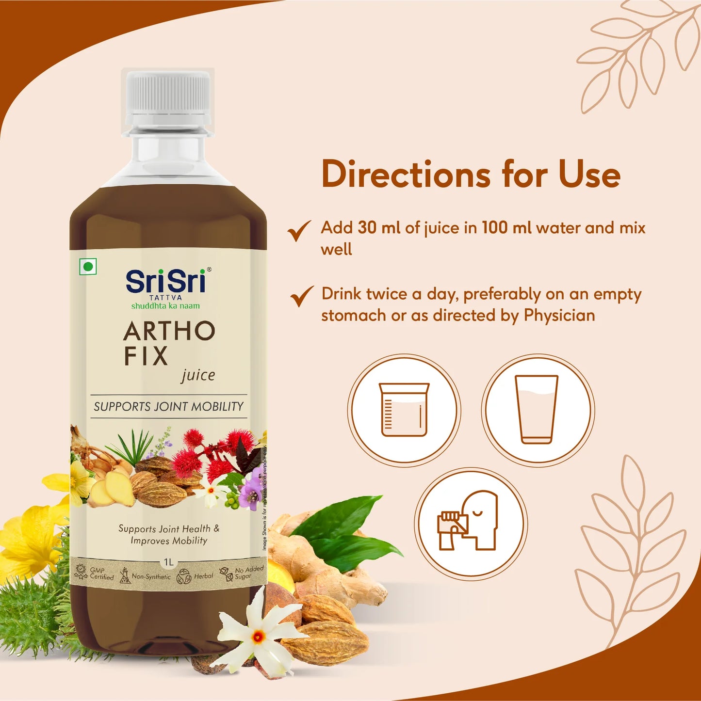 Sri Sri Tattva Artho Fix Juice - 1000ml