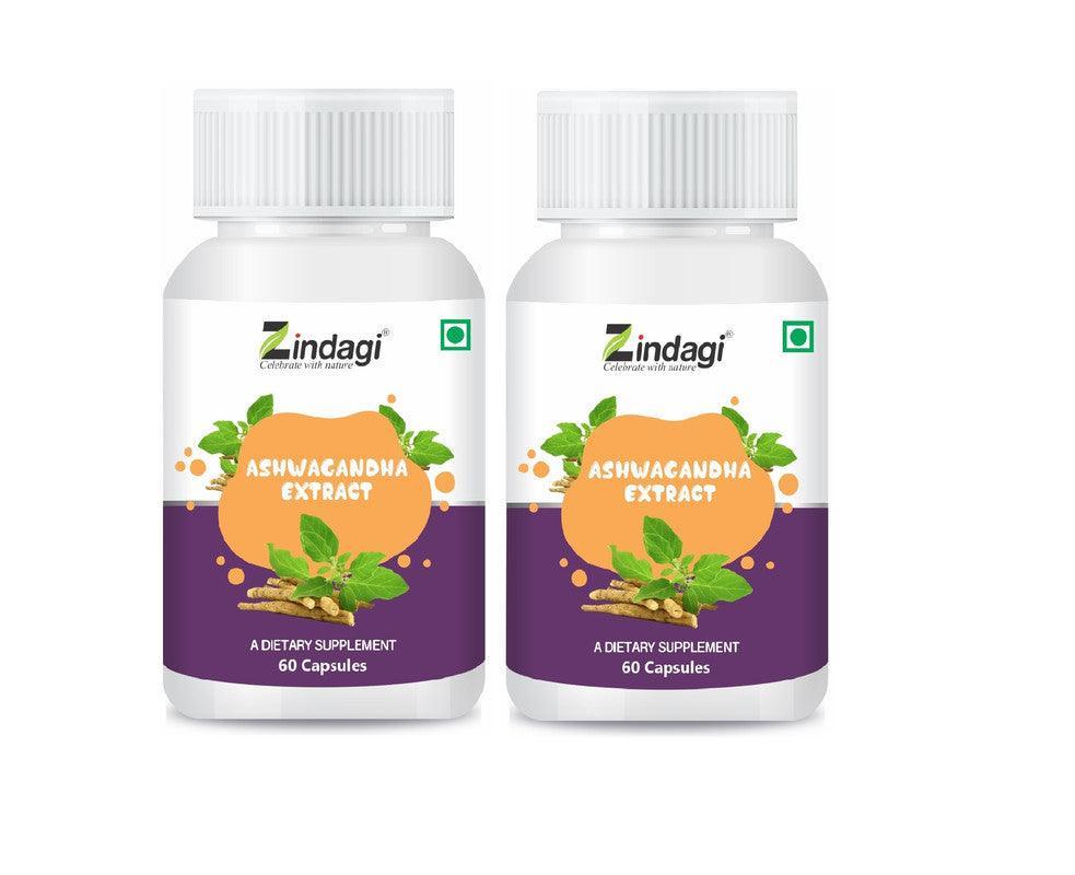 Zindagi Ashwagandha Extract Capsule (60 Caps)