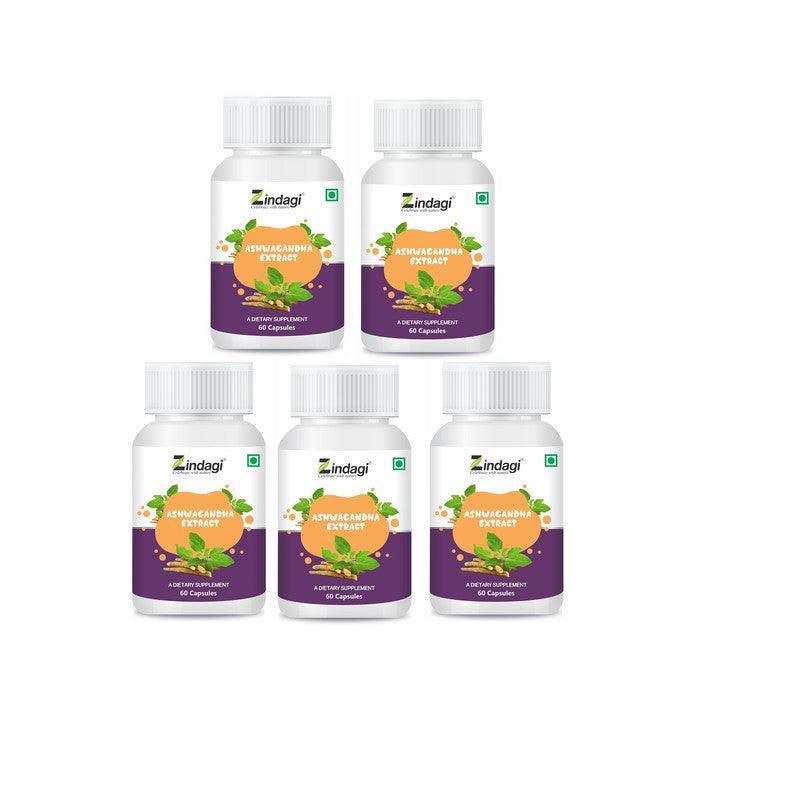 Zindagi Ashwagandha Extract Capsule (60 Caps)