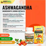 BodyWell Ashwagandha Veg Capsule - 60 Capsules