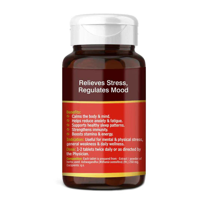 Baidyanath Asli Ayurved Ashwagandha Tablet (60 Each) For Everyday Stress and Fatigue