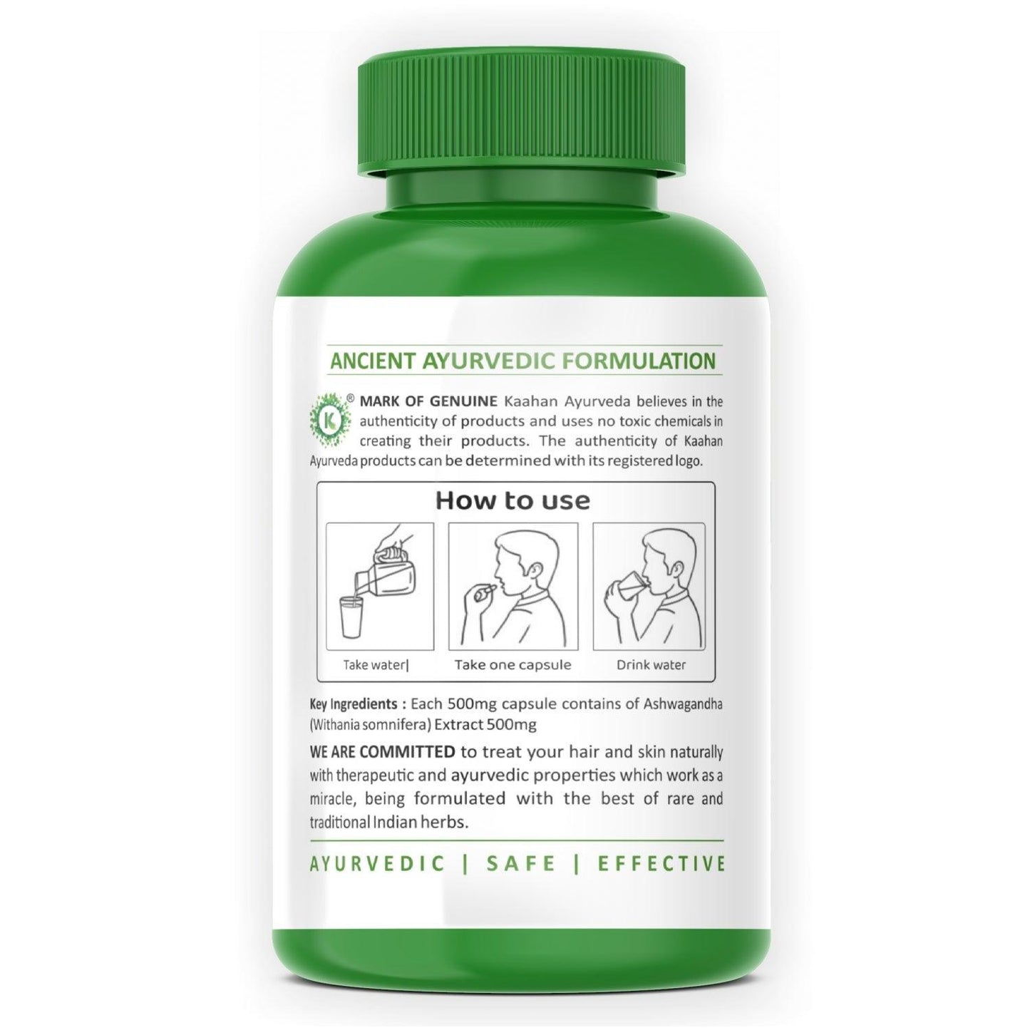 Kaahan Ayurveda Ashwagandha Capsule - 60 Capsules