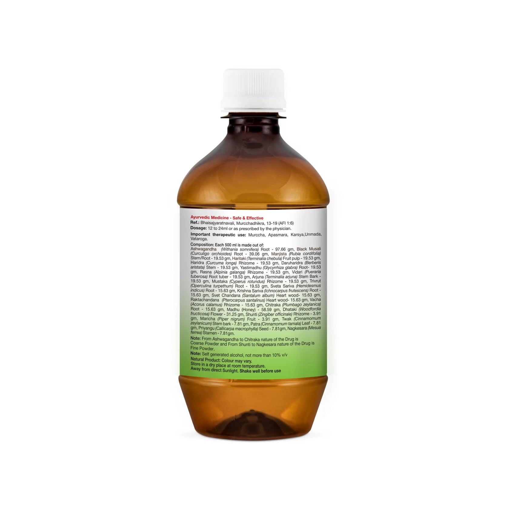 Sri Sri Tattva Ashwagandharishta - 500ml