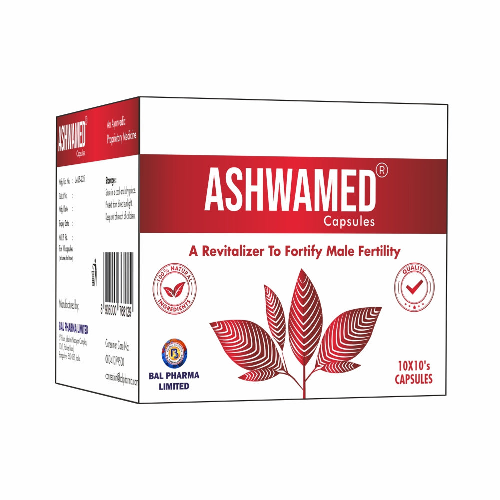 Lifezen ASHWAMED Ashwagandha 100 Ayurvedic Capsule | Immunity Booster for Adults