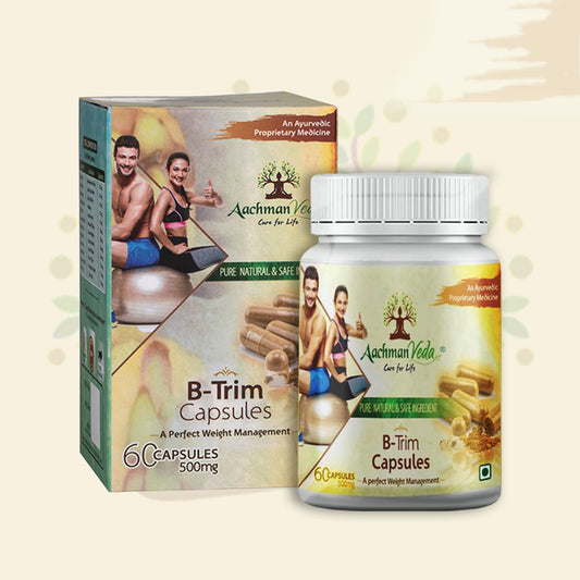 Aachman Veda B Trim Veg Capsules - 60 Capsules