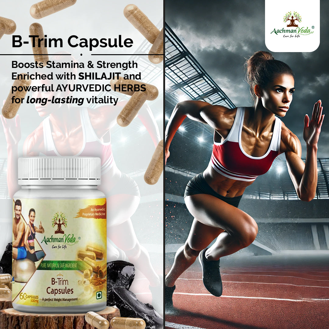 Aachman Veda B Trim Veg Capsules - 60 Capsules