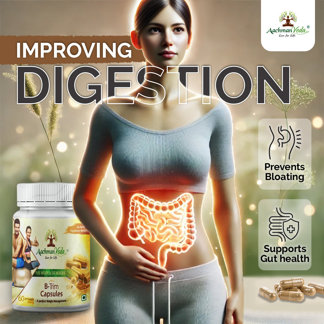 Aachman Veda B Trim Veg Capsules - 60 Capsules