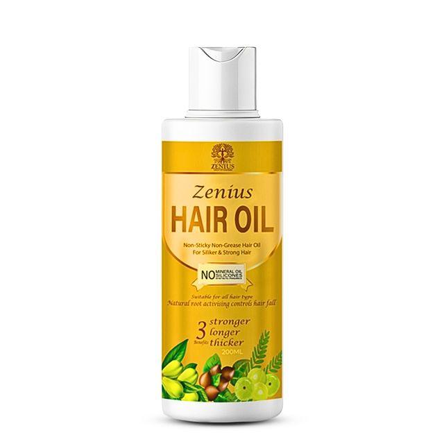 Zenius Hair Oil - for Hair Growth, Dandruff Removal, and Improvement - 200ml Oil