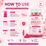 BloomHer Women's Breast Enlargement Gummies – 60 Natural Gummies