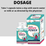 Zenius Brain Power Capsule for Brain Power & Stress Relief (60 Capsules)